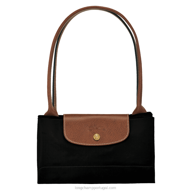 Longchamp 6DPZ38 preto mulheres bolsa tote original le pliage l