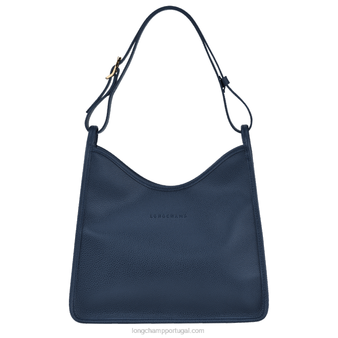 Longchamp 6DPZ391 marinha mulheres Le Foulonne Hobo Bag M