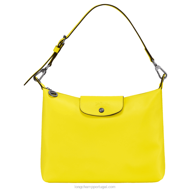 Longchamp 6DPZ394 limão mulheres bolsa le pliage xtra hobo m