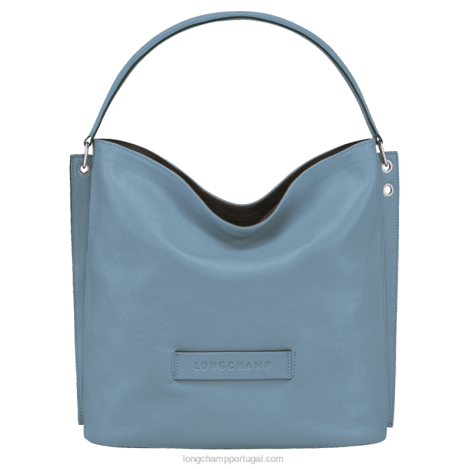 Longchamp 6DPZ400 ardósia mulheres saco vagabundo 3d l