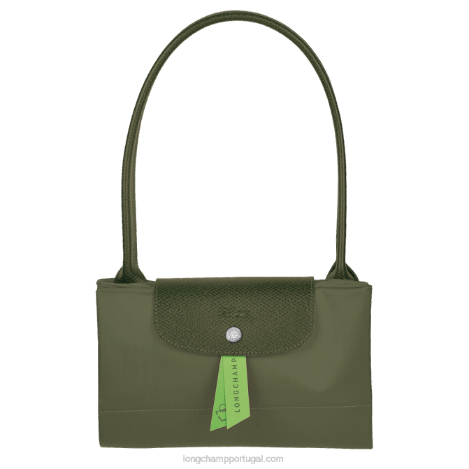 Longchamp 6DPZ403 floresta mulheres bolsa verde le pliage l