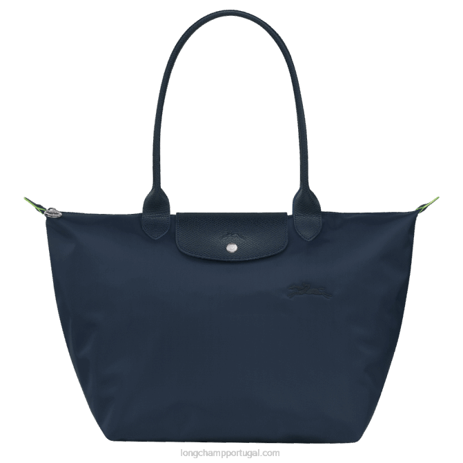 Longchamp 6DPZ406 marinha mulheres bolsa verde le pliage l