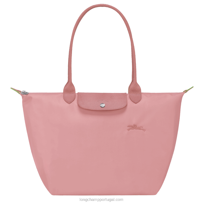 Longchamp 6DPZ408 pétala rosa mulheres bolsa verde le pliage l