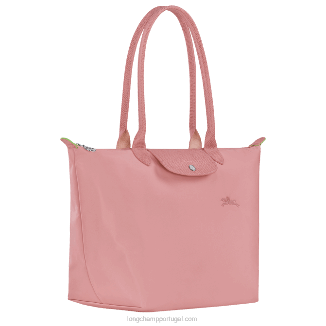 Longchamp 6DPZ408 pétala rosa mulheres bolsa verde le pliage l