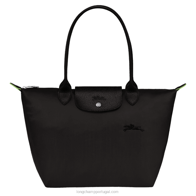 Longchamp 6DPZ409 preto mulheres bolsa verde le pliage m