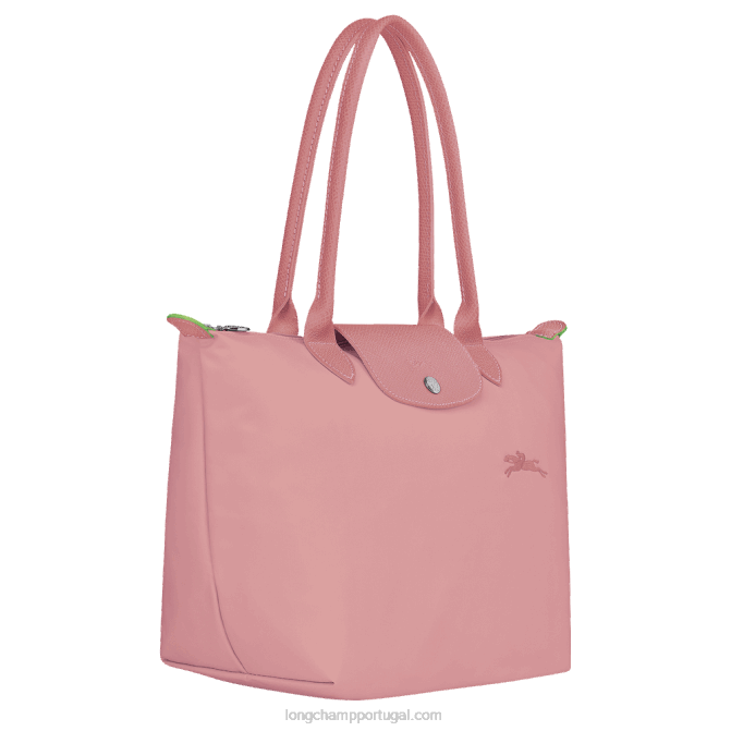 Longchamp 6DPZ414 pétala rosa mulheres bolsa verde le pliage m