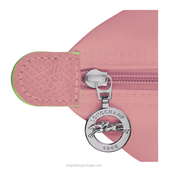 Longchamp 6DPZ414 pétala rosa mulheres bolsa verde le pliage m