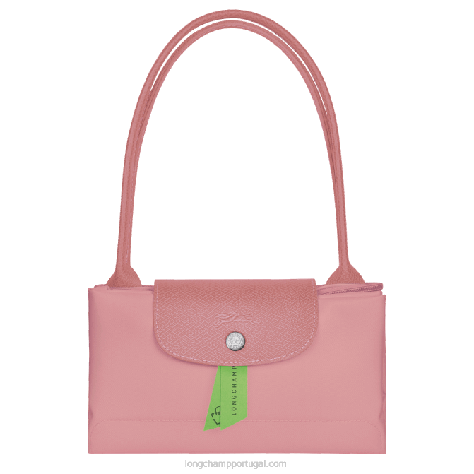 Longchamp 6DPZ414 pétala rosa mulheres bolsa verde le pliage m