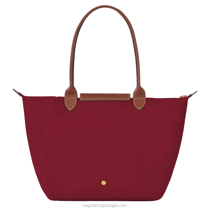 Longchamp 6DPZ416 vermelho mulheres bolsa tote original le pliage l