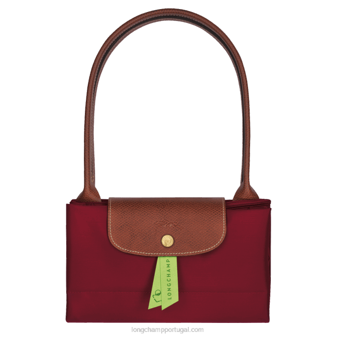 Longchamp 6DPZ416 vermelho mulheres bolsa tote original le pliage l