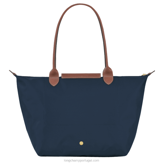Longchamp 6DPZ417 marinha mulheres bolsa tote original le pliage l