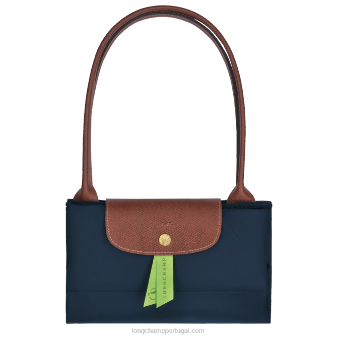 Longchamp 6DPZ417 marinha mulheres bolsa tote original le pliage l