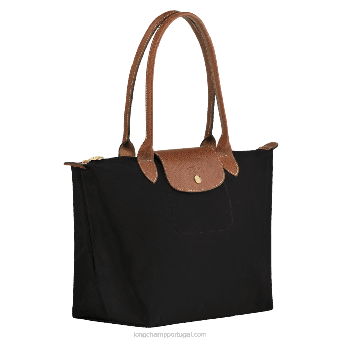 Longchamp 6DPZ421 preto mulheres bolsa tote original le pliage m
