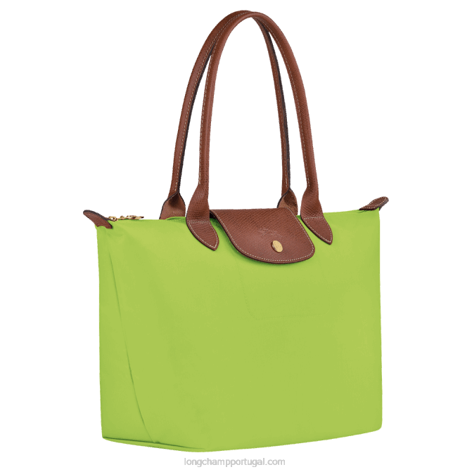 Longchamp 6DPZ422 luz verde mulheres bolsa tote original le pliage m