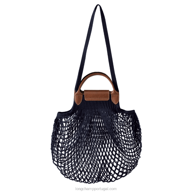 Longchamp 6DPZ5 marinha mulheres bolsa de malha filet le pliage l