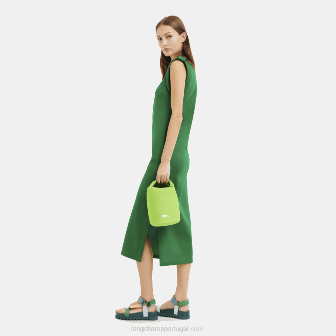 Longchamp 6DPZ214 luz verde mulheres bolsa de coleção le pliage