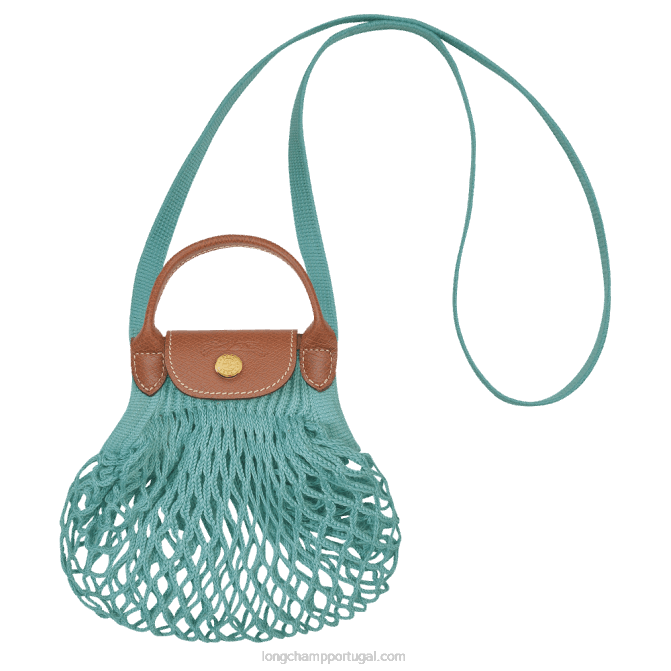 Longchamp 6DPZ219 lagoa mulheres bolsa de malha filet le pliage xs