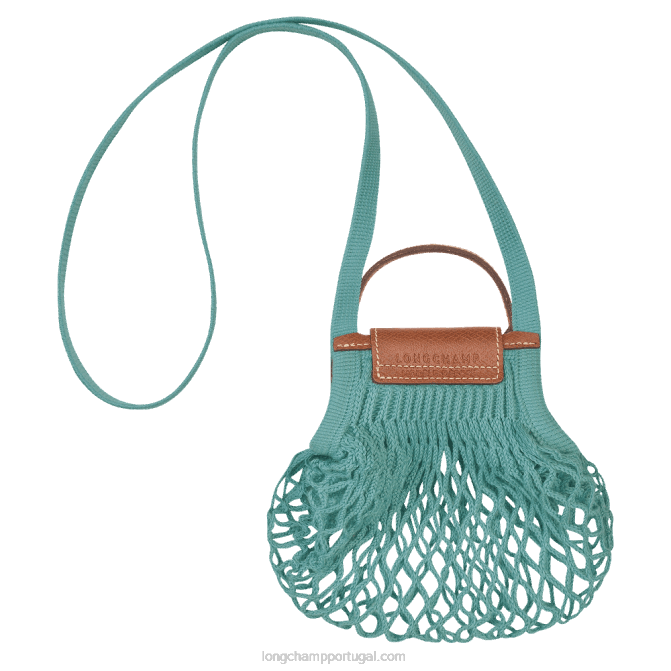 Longchamp 6DPZ219 lagoa mulheres bolsa de malha filet le pliage xs