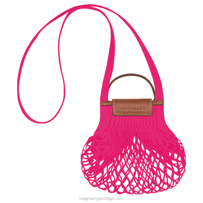Longchamp 6DPZ220 doce mulheres bolsa de malha filet le pliage xs
