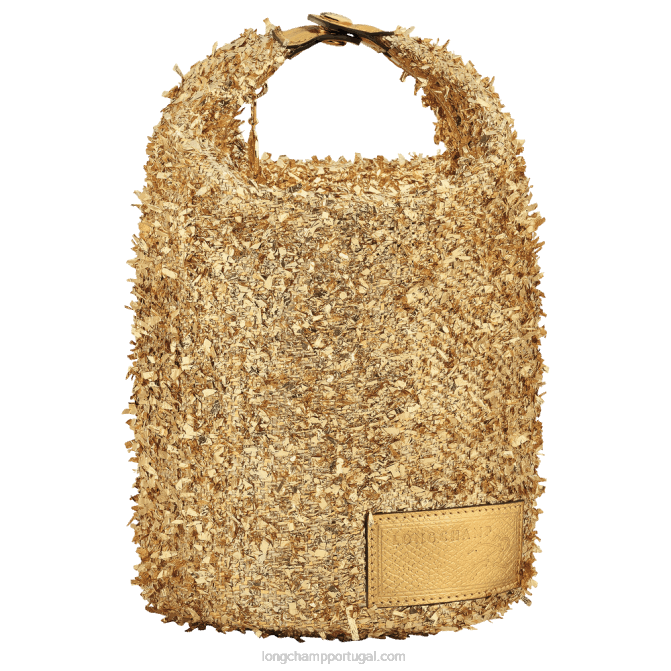Longchamp 6DPZ221 ouro mulheres bolsa de coleção le pliage