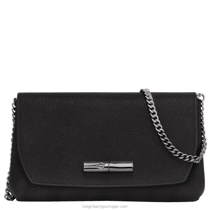 Longchamp 6DPZ250 preto mulheres bolsa roseau