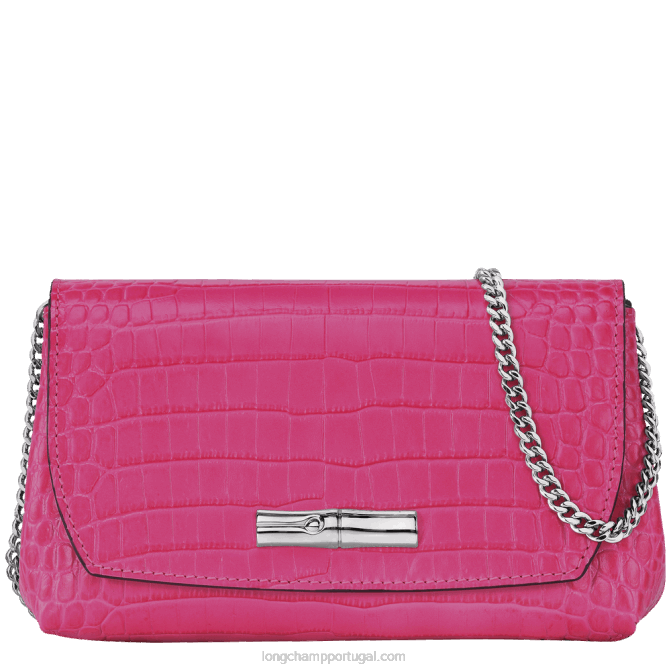 Longchamp 6DPZ258 fúcsia mulheres bolsa roseau