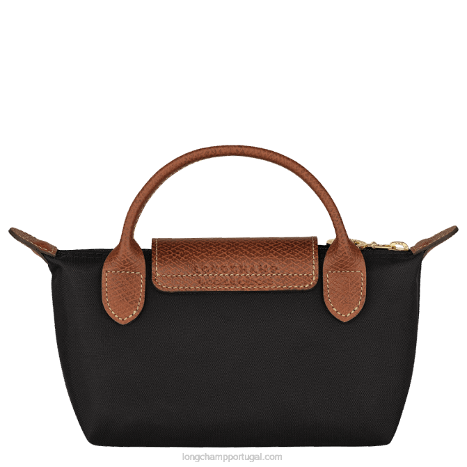 Longchamp 6DPZ662 preto mulheres bolsa original le pliage com alça