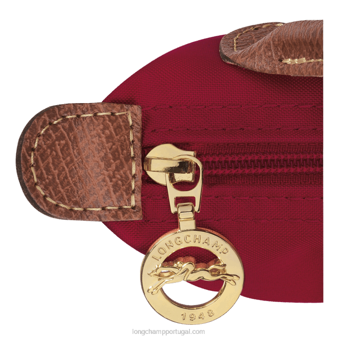 Longchamp 6DPZ664 vermelho mulheres bolsa original le pliage com alça
