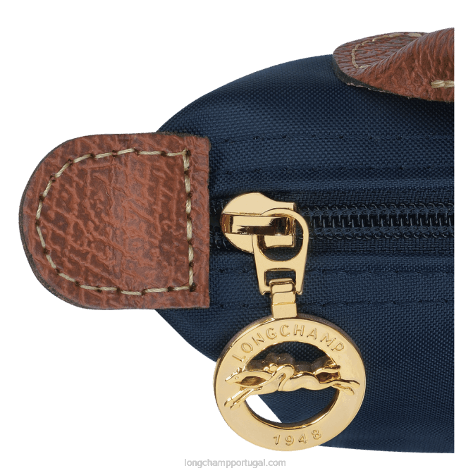 Longchamp 6DPZ665 marinha mulheres bolsa original le pliage com alça