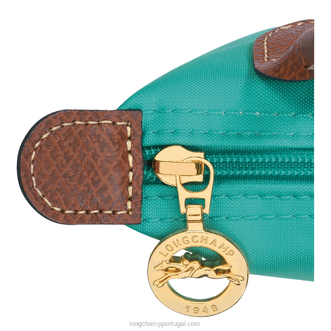 Longchamp 6DPZ666 turquesa mulheres bolsa original le pliage com alça