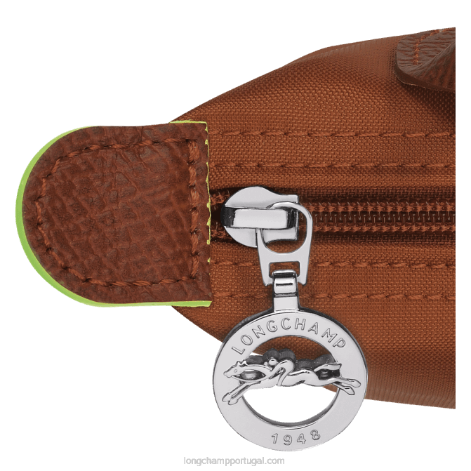 Longchamp 6DPZ671 conhaque mulheres bolsa le pliage verde com alça
