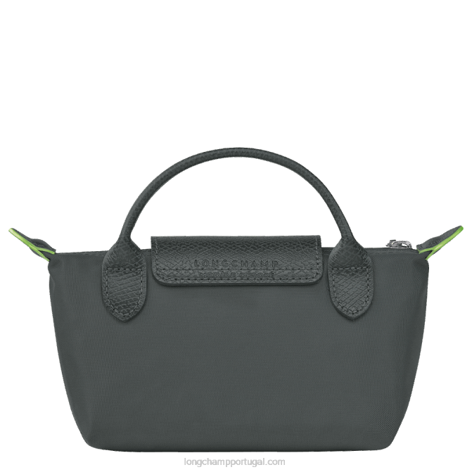 Longchamp 6DPZ672 grafite mulheres bolsa le pliage verde com alça