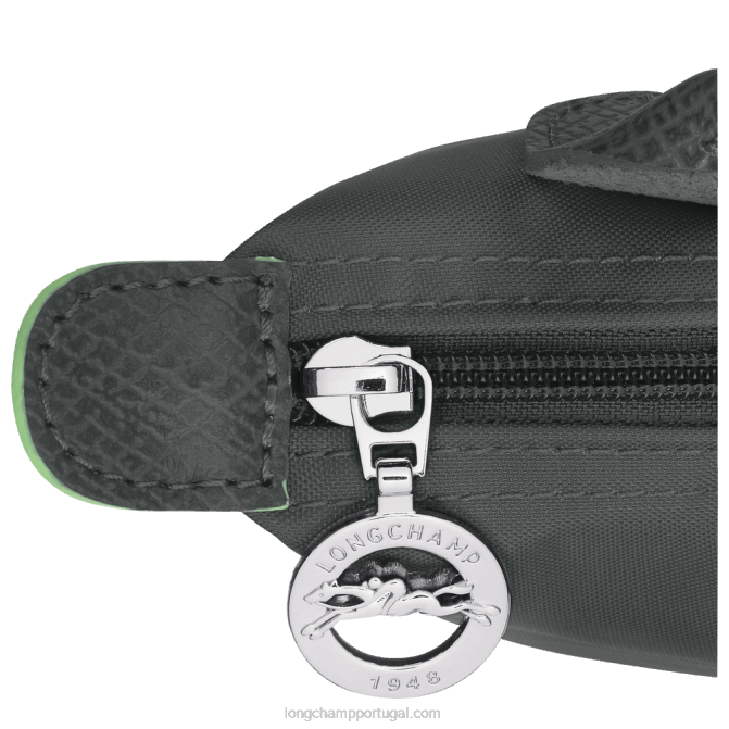 Longchamp 6DPZ672 grafite mulheres bolsa le pliage verde com alça