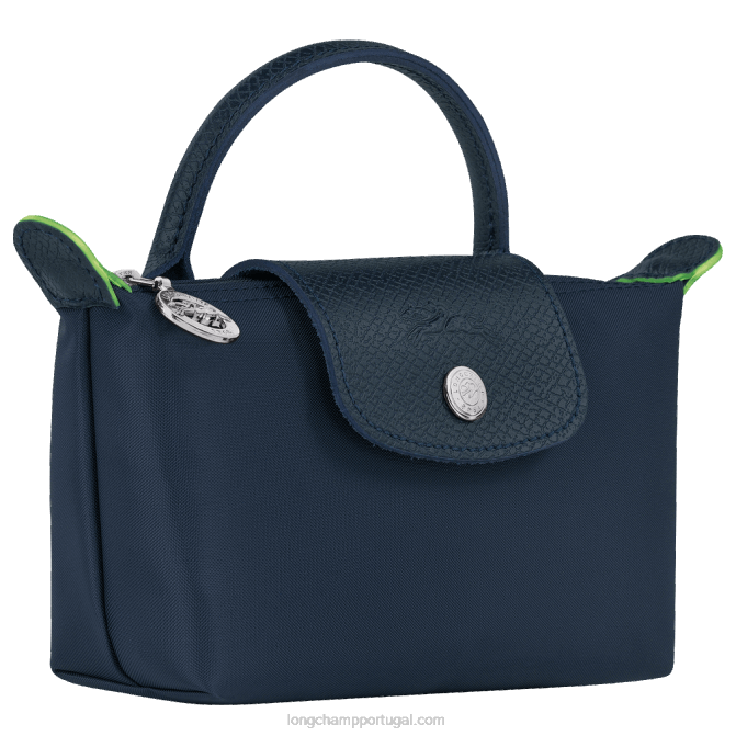 Longchamp 6DPZ673 marinha mulheres bolsa le pliage verde com alça