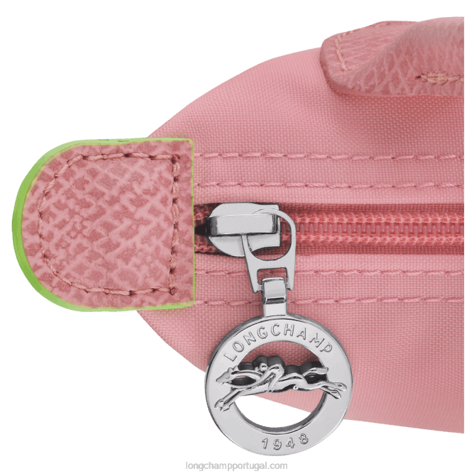 Longchamp 6DPZ675 pétala rosa mulheres bolsa le pliage verde com alça
