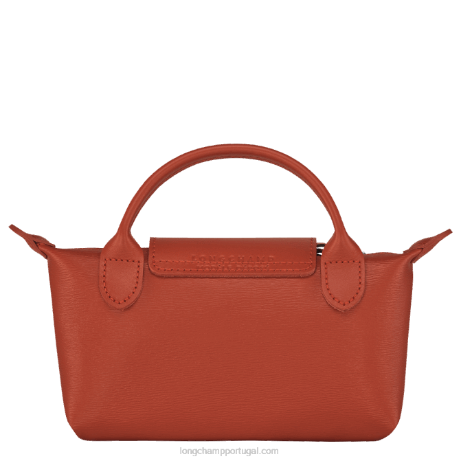 Longchamp 6DPZ679 terracota mulheres bolsa city com alça le pliage