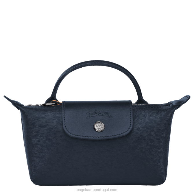 Longchamp 6DPZ680 marinha mulheres bolsa city com alça le pliage