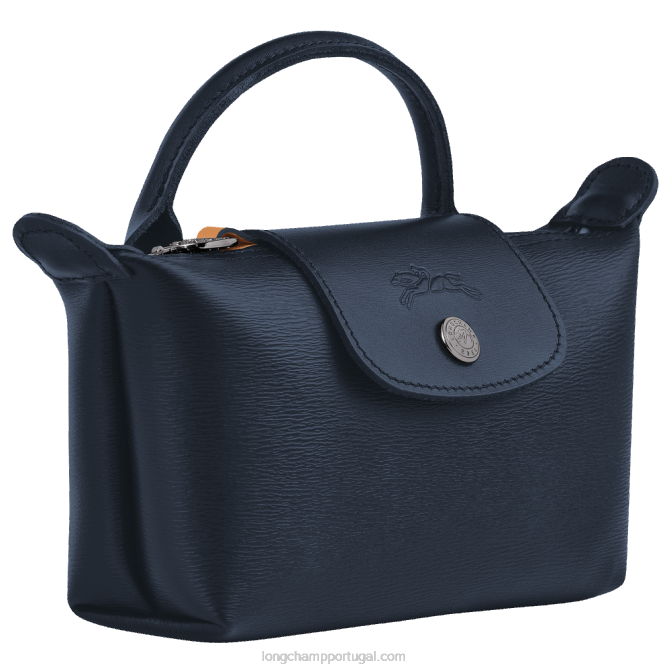 Longchamp 6DPZ680 marinha mulheres bolsa city com alça le pliage
