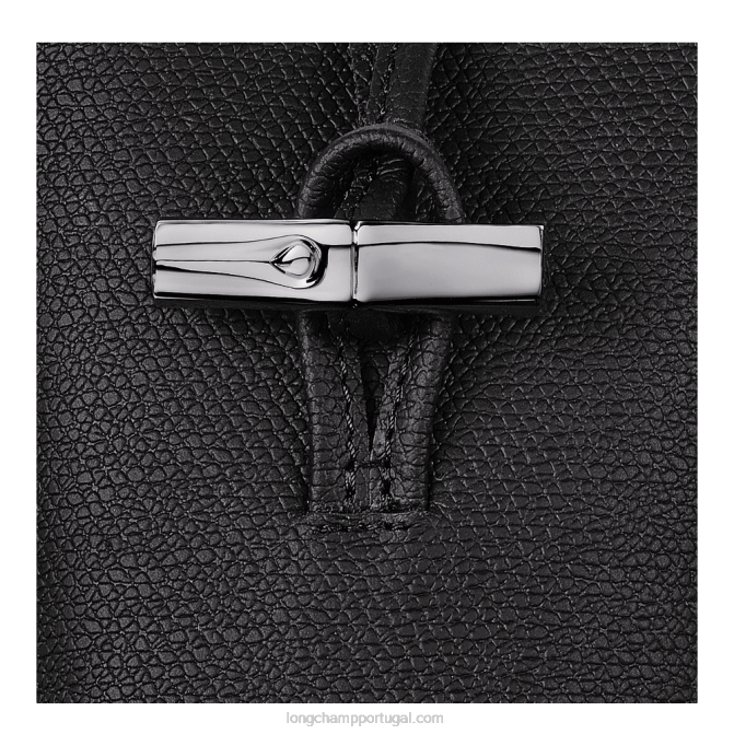 Longchamp 6DPZ683 preto mulheres capa de telefone roseau com renda