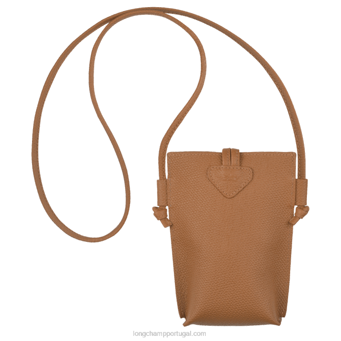Longchamp 6DPZ684 natural mulheres capa de telefone roseau com renda