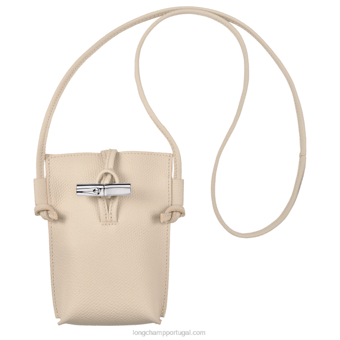 Longchamp 6DPZ686 papel mulheres capa de telefone roseau com renda