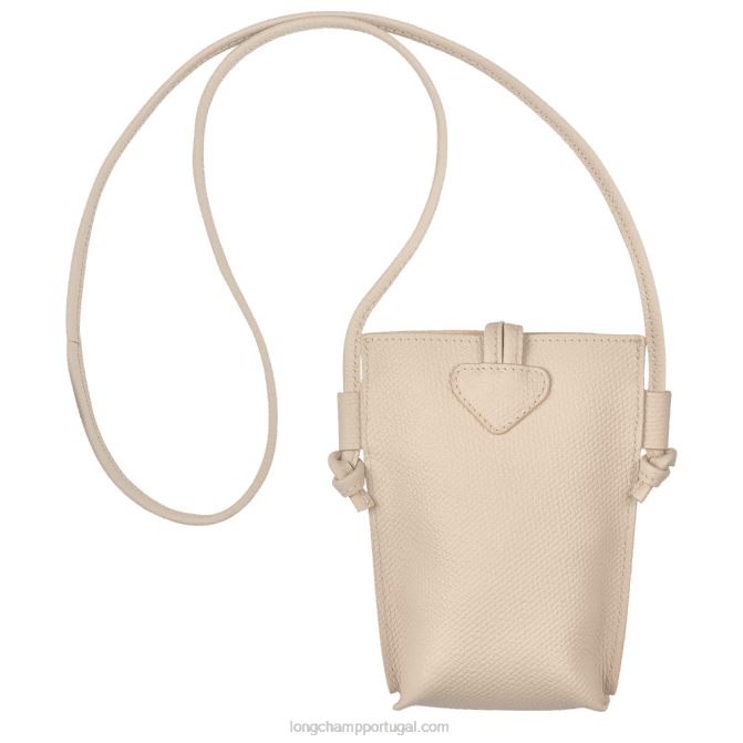 Longchamp 6DPZ686 papel mulheres capa de telefone roseau com renda