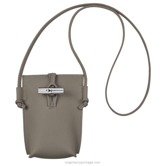 Longchamp 6DPZ688 rola mulheres capa de telefone roseau com renda