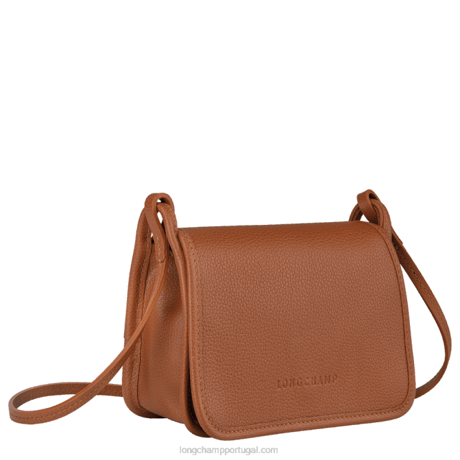 Longchamp 6DPZ329 caramelo mulheres carteira Le Foulonne com corrente