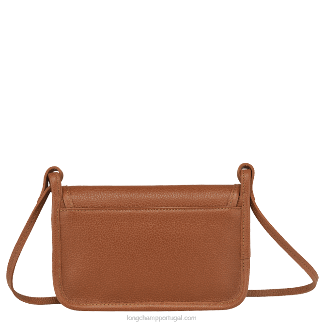 Longchamp 6DPZ329 caramelo mulheres carteira Le Foulonne com corrente