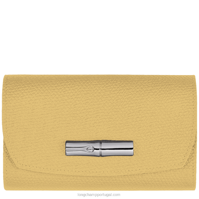 Longchamp 6DPZ577 milho mulheres carteira roseau
