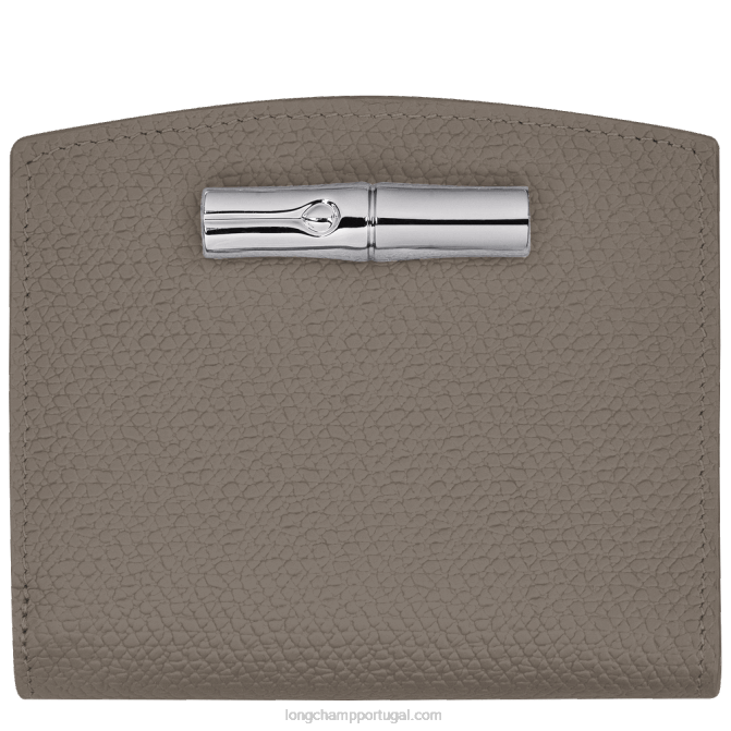 Longchamp 6DPZ586 rola mulheres carteira roseau