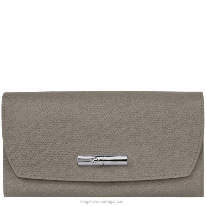 Longchamp 6DPZ592 rola mulheres carteira continental roseau