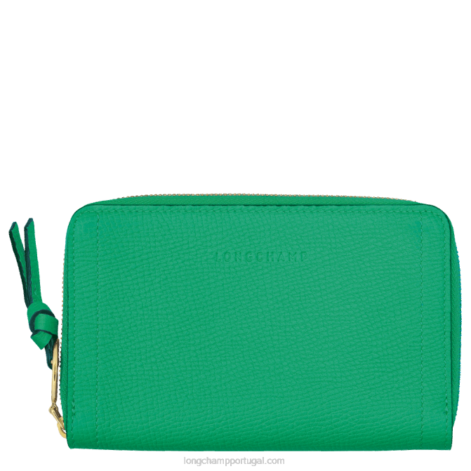 Longchamp 6DPZ617 grama/luz verde mulheres carteira de caixa de correio