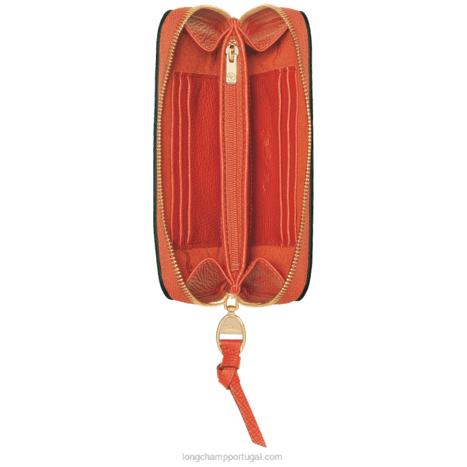 Longchamp 6DPZ618 carot mulheres carteira de caixa de correio